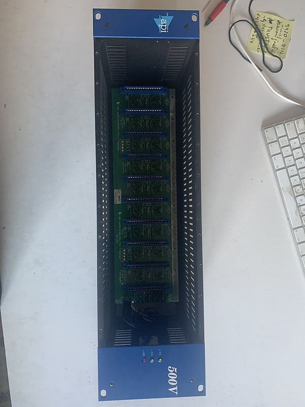 API 500VPR 10-Slot 500 Series Rack with L200 PSU 2019 - Present - Black imagen 1