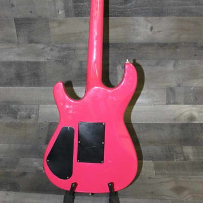 Epiphone 935i 1989-90 Bright Pink, super Rare with Kahler With Non original Hard case image 5