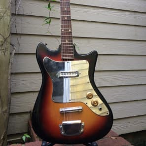 Winston/Teisco Electric Guitar 1960's? Sunburst image 1