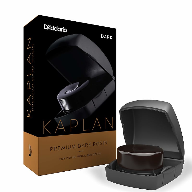 D'Addario Kaplan Premium Rosin with Case, Dark