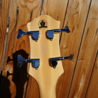 B.C. Rich  Heritage Classic Mockingbird Bass Koa  4-String Electric Bass Guitar image 6