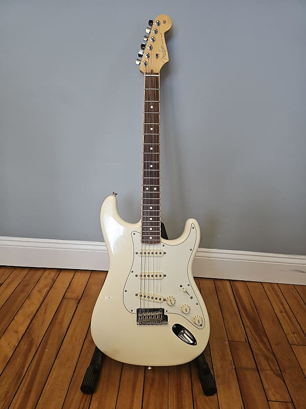 Fender Limited Edition American Standard Stratocaster Channel Bound 2016 - Olympic White image 1