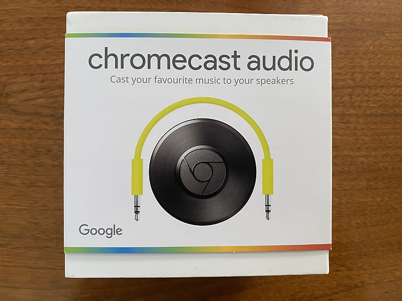 Google Chromecast Audio Media Streamer - Black RUX-J42 - 2016 | Reverb