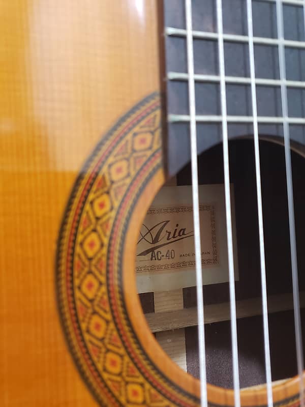 Aria AC-40 Concert Classical Guitar made in Japan 1970s
