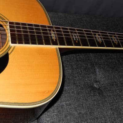 MADE IN JAPAN 1974 - YAMAKI YW40 - ABSOLUTELY AMAZING - MARTIN D41 STYLE - ACOUSTIC GUITAR image 6