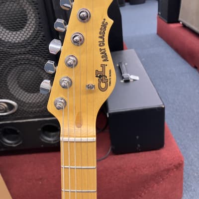 G&L Tribute Series ASAT Classic Bluesboy Semi-Hollow with Maple Fretboard - Clear Orange image 3