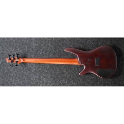 Ibanez SR505E 5-String Bass w/ Bartolini Pickups - Brown Mahogany image 6