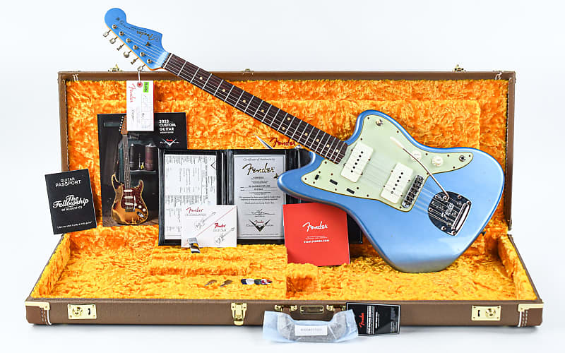 Fender Custom Shop 62 Jazzmaster RW Journeyman Faded Lake Placid Blue