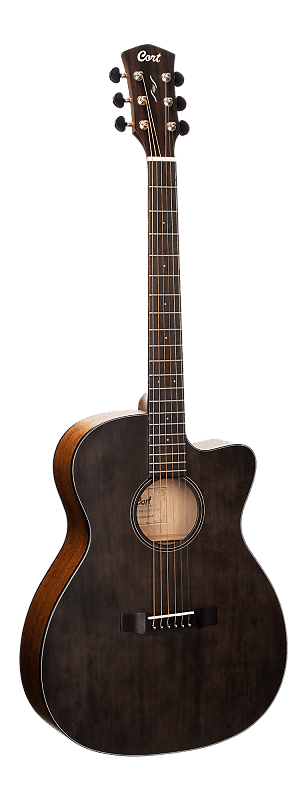 Cort COREOCOPTB Solid Sitka Spruce Top Mahogany Neck 6-String Acoustic-Electric Guitar w/Deluxe Case image 1