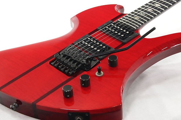 B C Rich Mockingbird SL Transparent Red Free Shipping