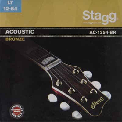 Stagg Light AC-1254-BR Bronze Strings for Acoustic Guitar for sale