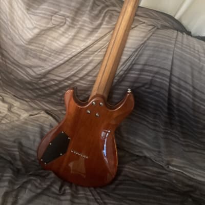 Clean & amazing 7 String Guitar Teton R1660ZI-7 2020 - Natural walnut image 6