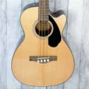Fender CB-60SCE Classic Design Acoustic Bass, Natural, Second-Hand