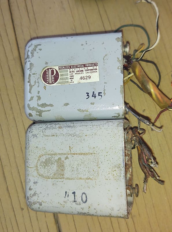 Another Pair Altec Lansing Peerless 4665 transformer 2 Reverb UK