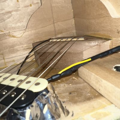 Vulture Amplification Sympathetic Guitar Cabinet 2000 ish - Cream Tolex image 9