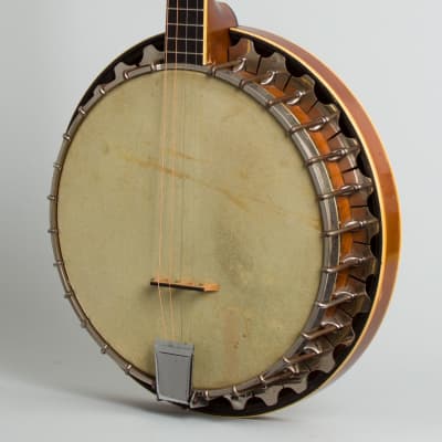 Vega  Little Wonder Special Tenor Banjo (1931), ser. #96029, original black hard shell case. image 3