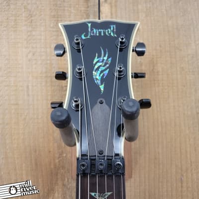 Jarrell Guitars JZS-1F Star Dust Black Sparkle Floyd Rose Electric Guitar Used image 5