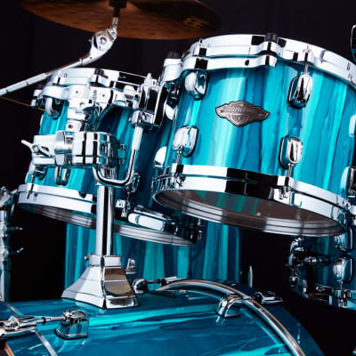 Tama MBS42S-SKA Starclassic Performer Shell Kit 4 pcs - Sky Blue Aurora/Chrome HW image 4