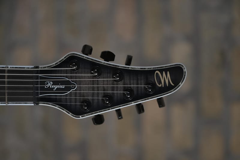 ギター MAYONES Regius7 Trans Black Mayones Regius Core 7 Transparent Jeans Black