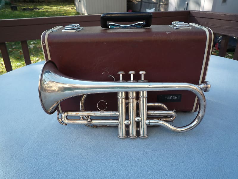 Yamaha YCR-333S Silver Cornet Trumpet with Case , Vincent