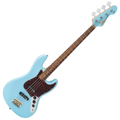 Vintage VJ74 Reissued 4 String Bass ~ Laguna Blue image 1