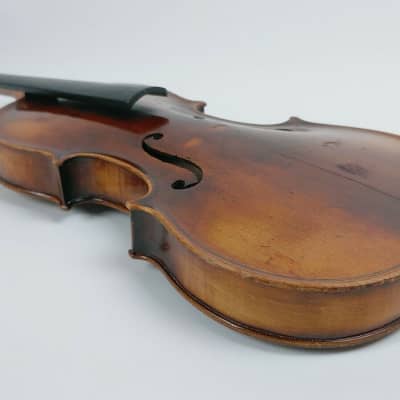 Vintage Anton Schroetter 3/4 Violin Mittenwald Germany for Restoration image 12