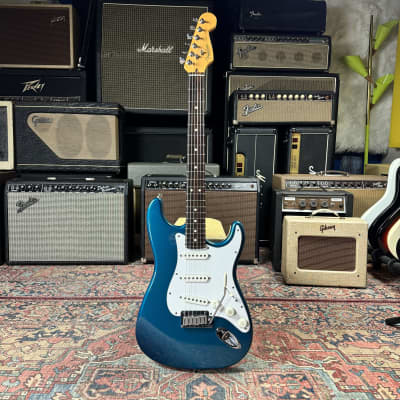 1997 Fender American Stratocaster Teal Metallic 7.9 lbs 100% Original image 5
