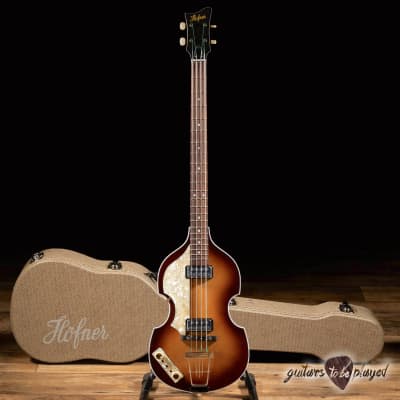 Hofner 1962 Reissue “Mersey” Left-Handed (H500/1-62L-0) Violin Bass – Sunburst image 1