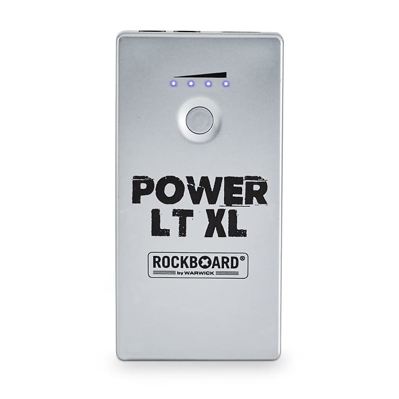 New RockBoard Power LT XL Rechargeable Guitar Pedal Power Supply Silver image 1