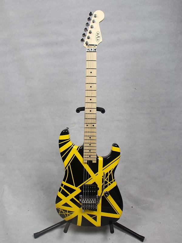 EVH Striped Series Black with Yellow Stripes