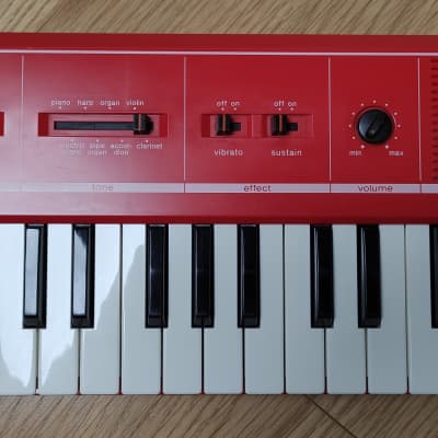 カシオトーン MT11 80年代 美品 Casio Casiotone MT-11 Keyboard 1980s - Red | Reverb