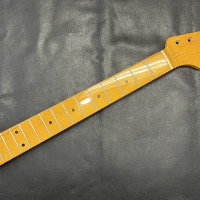Unbranded Stratocaster Strat Replacement neck Vintage Tint Gloss  12"radius 1.63" nut width #3 image 1