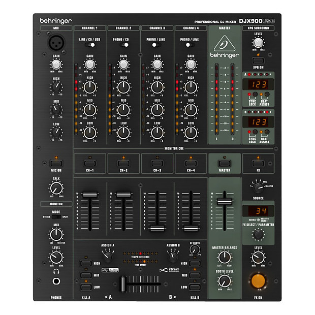 Behringer DJX900USB 5-Channel DJ Mixer USB image 1