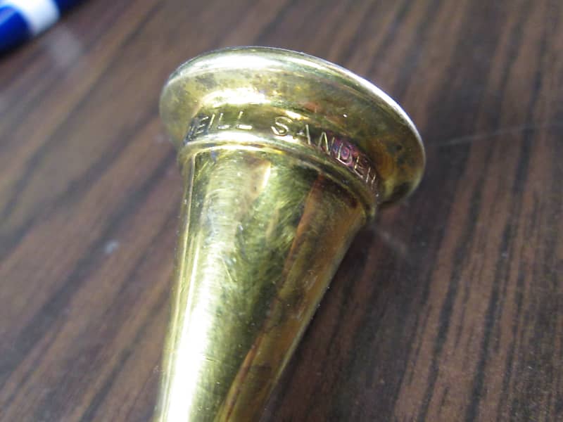 NEILL Sanders Wide Rim 17d Gold Plate Mouthpiece made in England