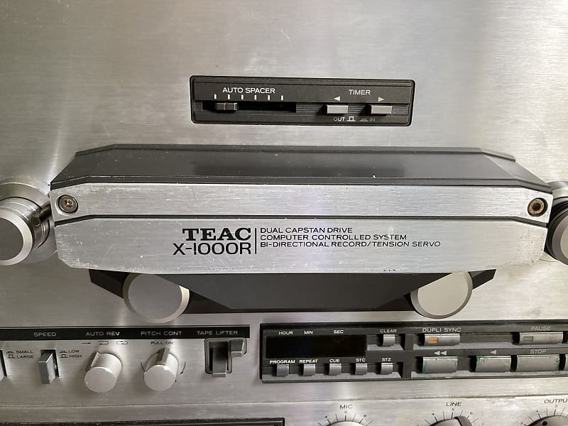 TEAC X-1000R X 1000 R Reel to Reel Auto Reverse Tape Deck with DBX - SOLD  For Sale - Canuck Audio Mart