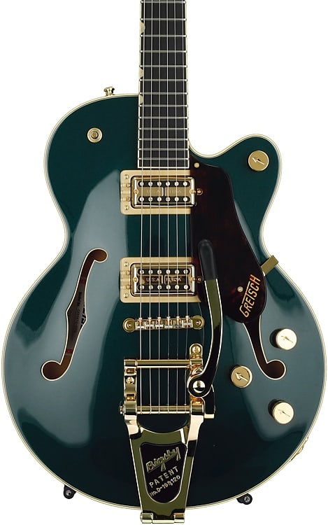 Gretsch G6659TG Players Edition Broadkaster Jr. Center Block Semi-hollowbody Electric Guitar - Cadillac Green  Bigsby Ta image 1
