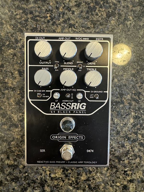 Origin Effects BASSRIG '64 Black Panel