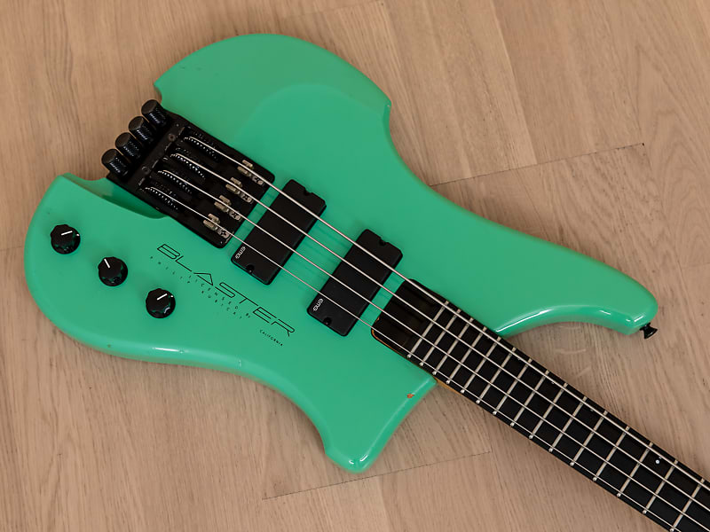 1990s Blaster Licensed by Philip Kubicki Ex Factor Headless Electric Bass  Seafoam Green, Japan