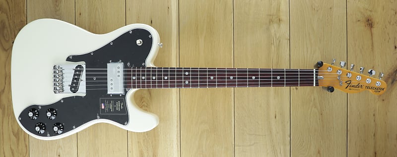 Fender Limited Edition American Vintage II 1977 Tele Custom Olympic White V220221 image 1
