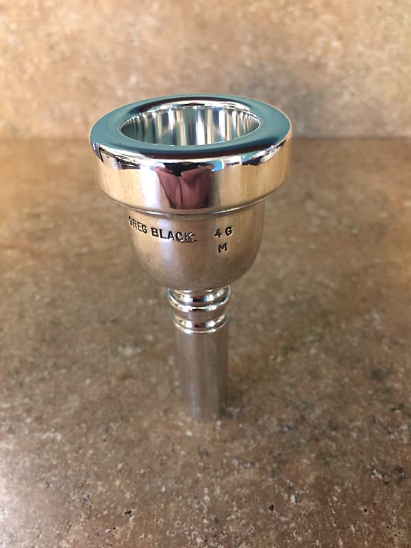 Greg Black 4G Large Shank Trombone Mouthpiece Medium Weight