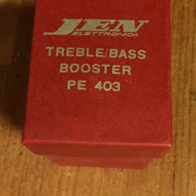 ギター Jen Treble / Bass Booster PE 403 JEN (VOX) Treble/Bass Booster PE 403 1970s | Reverb Deutschland