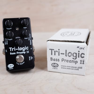 Reverb.com listing, price, conditions, and images for ews-tri-logic-bass-preamp-3