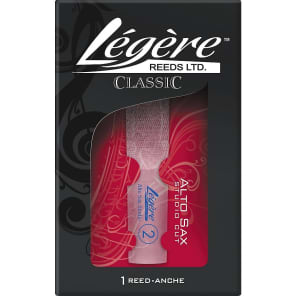 Legere ASS20 Studio Cut Synthetic Eb Alto Sax Reed - Strength 2.0
