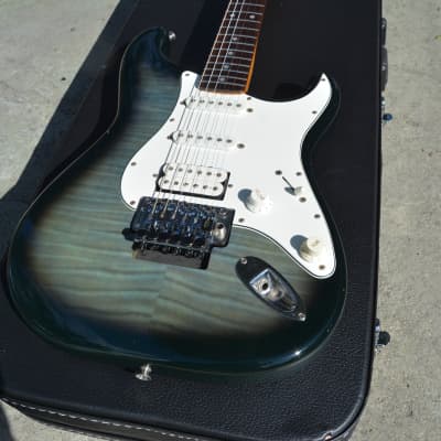 1993-1994 Fender Stratocaster HSS Foto Flame with Floyd Rose, Rosewood Fretboard, Made in Japan image 25