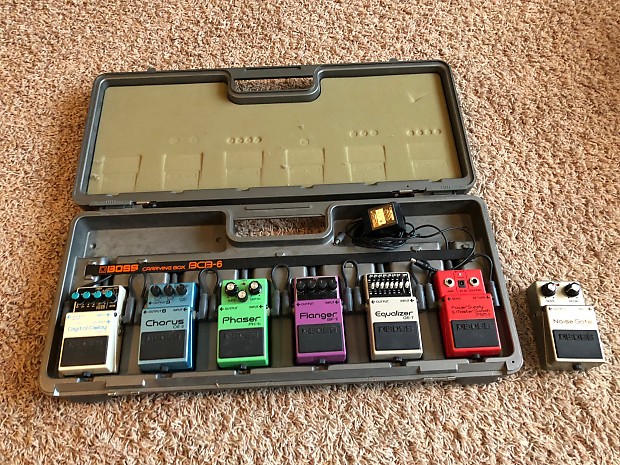 Boss 80's Pedals and Pedal Board