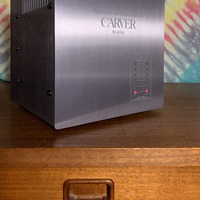 Fully Restored Carver M-400T "The Cube" Stereo/Mono Power Amp - Over 200WPC Or 500W Mono In A Tiny Package! image 5