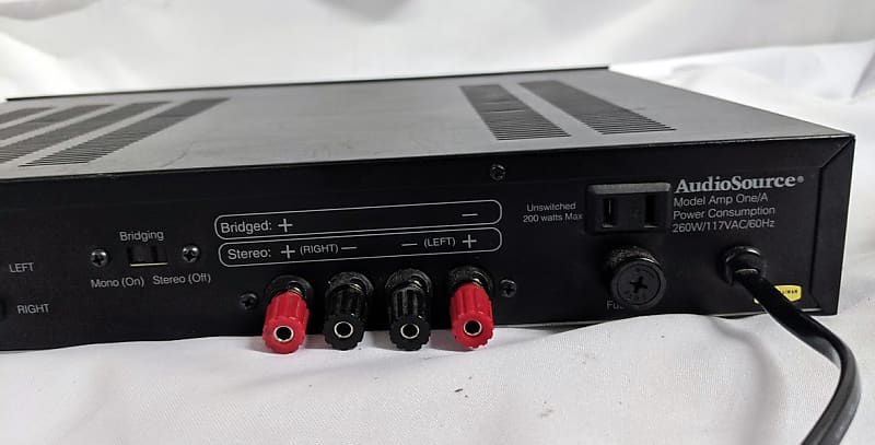 AudioSource Amp One/A 160 Watt Stereo purchases power Amplifier