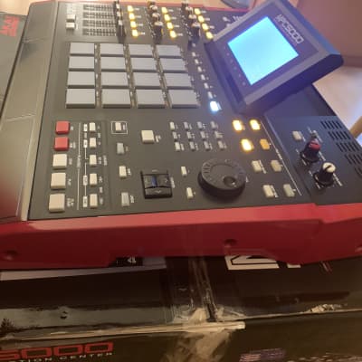 Akai MPC5000 Fully UPGRADED 192RAM+ CD/DVD + HD+ OS 2 + ORIGINAL BOX & MANUAL excellent conditions beautiful custom red sides image 14