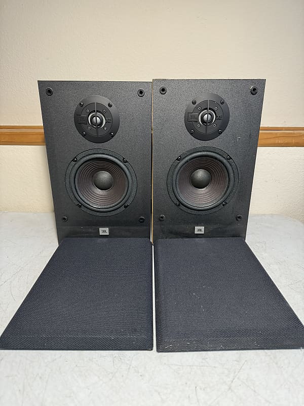 JBL G200 Bookshelf Speakers HiFi Stereo Black Budget Reverb