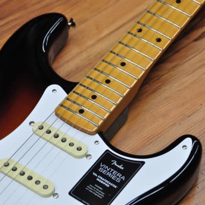Fender Vintera 50's Stratocaster Modified 2 Color Sunburst image 10